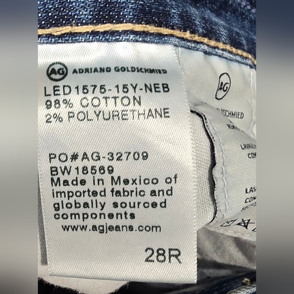 Adriano Goldschmied The Ex Boyfriend Slim Distressed Jeans Size 28 - Picture 9 of 9